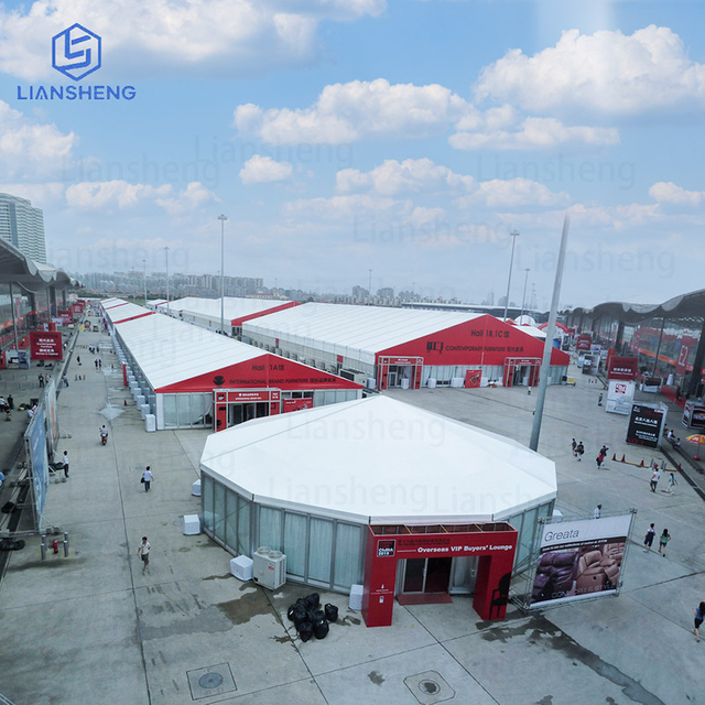 Роскошная палатка для мероприятий на открытом воздухе для большой торговой выставки