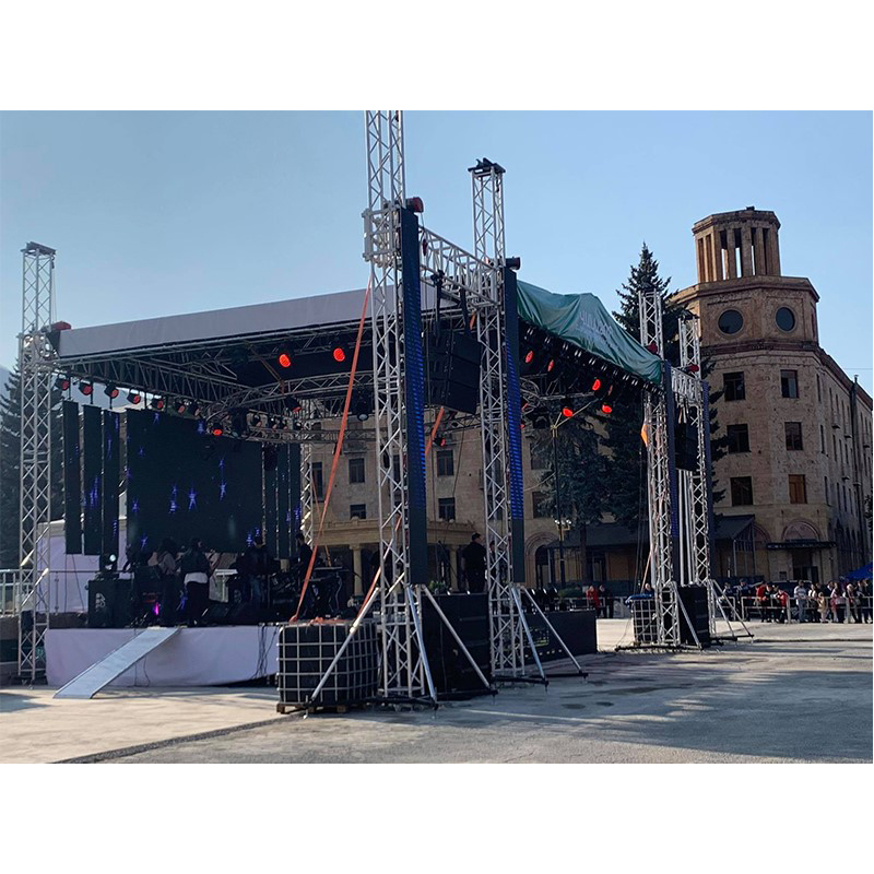 Заводская цена на заказ на открытом воздухе Lage ферменная система сцена для продажи за пределами подиума концертной сцены из алюминиевого сплава 