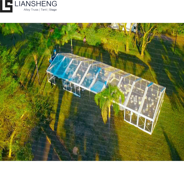 Рамка из алюминиевого сплава, черная рамка, прозрачная крышка, изготовленная на заказ палатка для свадебной вечеринки на 500 1000 человек