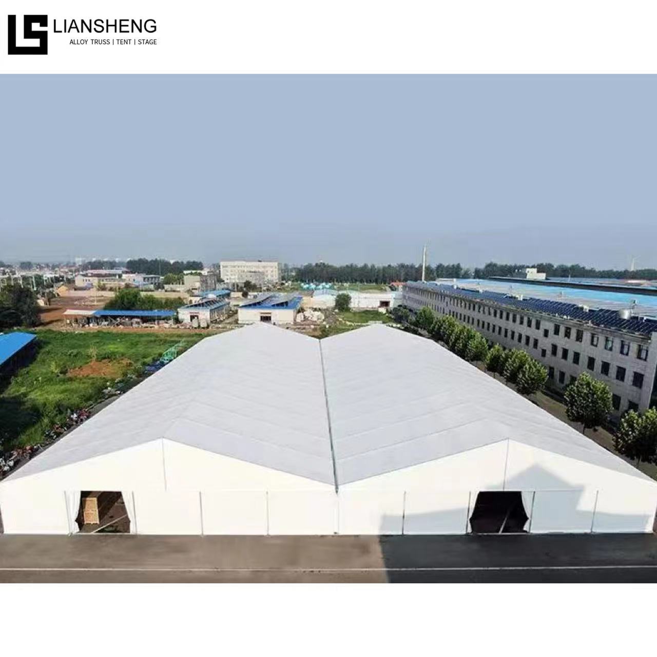 Свадебный шатер из алюминия и ПВХ на 500 человек