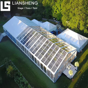 Панорамный прозрачный свадебный шатер 30×60 м | Под куполом сосуществуют любовь и звездный свет — арт-пространство 1800 м² без колонн, создающее незабываемую свадьбу на уровне зала на всю жизнь