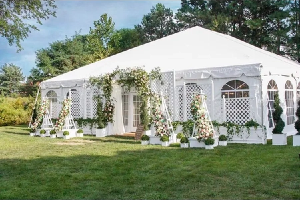 Палатка какого размера вам нужна на 100 гостей?