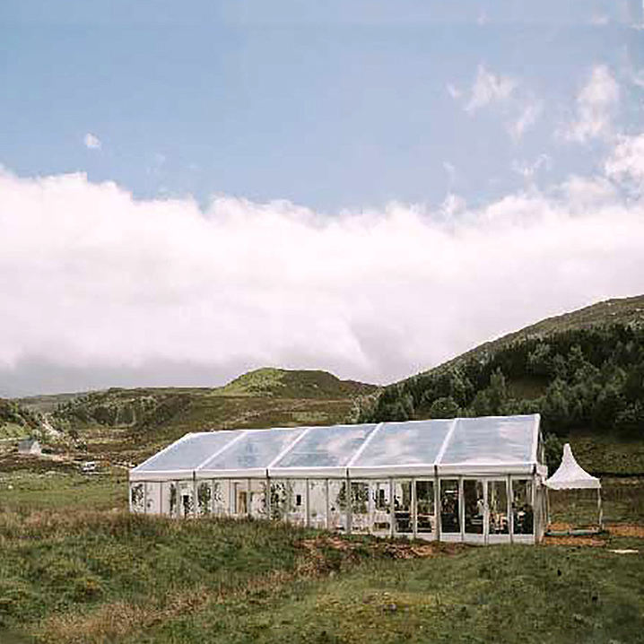 Ветрозащитная алюминиевая рама, стеклянная палатка для вечеринок, огнезащитная палатка для вечеринок, оптовая продажа, белая палатка с твердой боковой стенкой для тяжелых условий эксплуатации