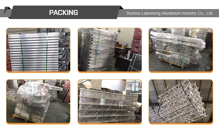 Складная портативная стеклянная алюминиевая свадебная сцена