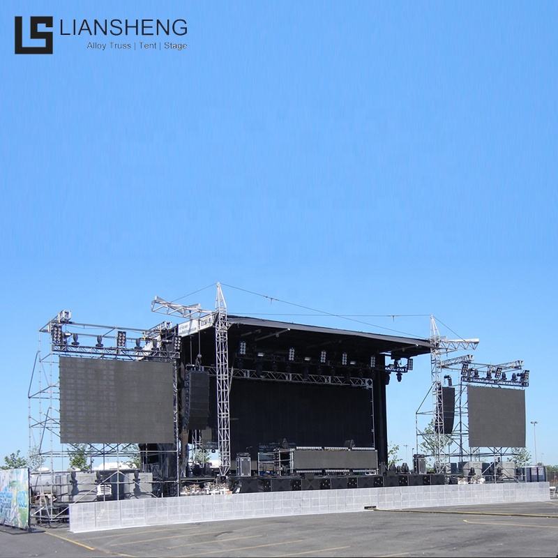 Алюминиевая платформа для большой сцены Palco Para Show Eventos Estrutura Palco