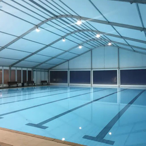 Изолированная уличная палатка для временного склада, большая дополнительная мастерская, спортивный склад, металлический сборный алюминиевый каркас, промышленная палатка