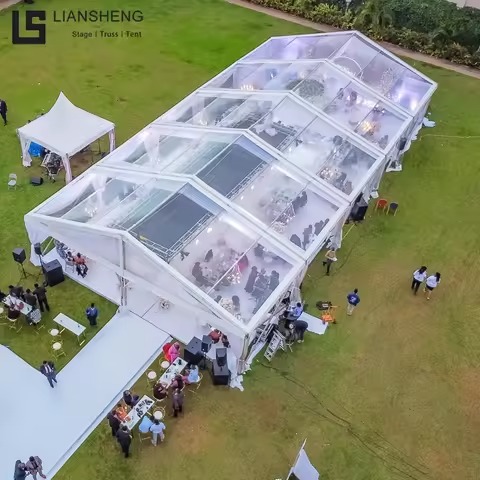 Прозрачный открытый навес из алюминиевого сплава, палатка для свадебной вечеринки, палатка для мероприятий