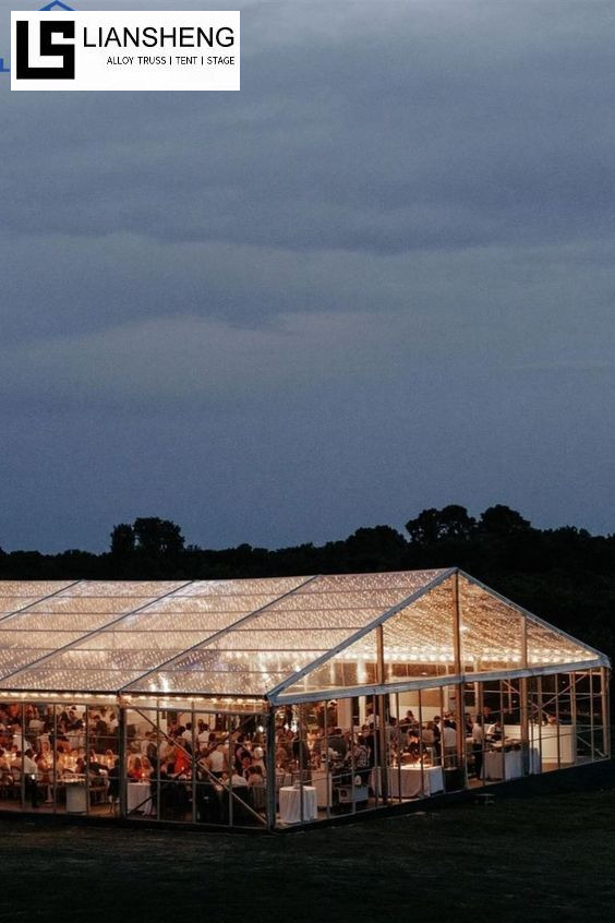 Большая прозрачная алюминиевая рама Производитель свадебных палаток Поставщик роскошных палаток для вечеринок