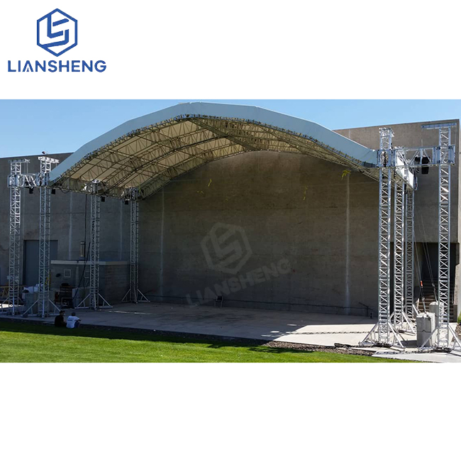 Изогнутая ферменная конструкция сцены/арка освещения сцены