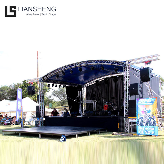 Алюминиевая полукруглая ферма крыши Производитель сценических ферм Поставщик ферм концертных сцен