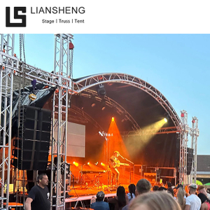 Изогнутая ферменная конструкция сцены/арка освещения сцены