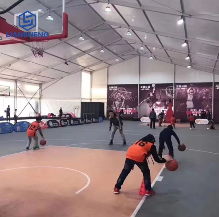 Прочная стальная алюминиевая рама, ткань из ПВХ, палатка для спортивного зала TFS для частного самолета